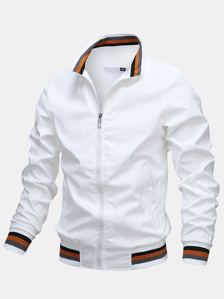 Zip Through Harrington Jacket