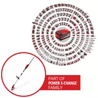 Cl. Telescopic Hedge Trimmer GE-HH 18/45 Li T-Solo