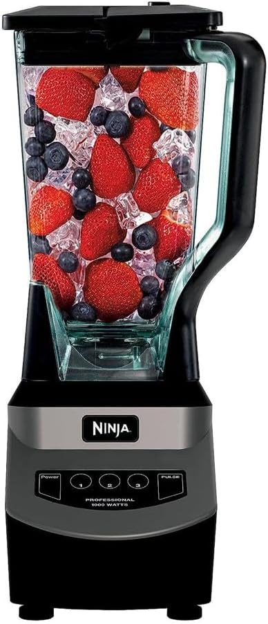 Ninja BL660 Professional Compact Smoothie and Food Processor Blender 1100W 3 Functions
