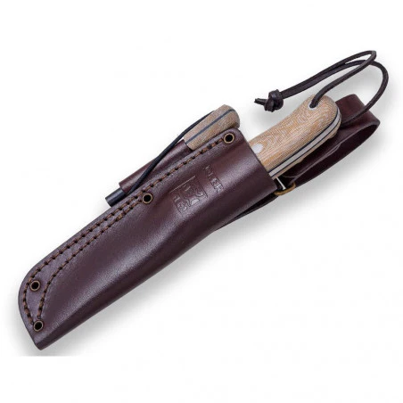Joker BS9 Ursus Canvas Micarta with Ferrocerium - Survival and buschcraft knife