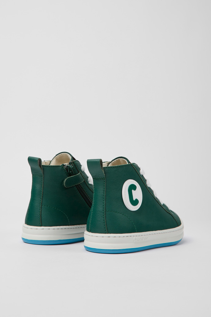 Runner Green Leather Sneakers for Boys