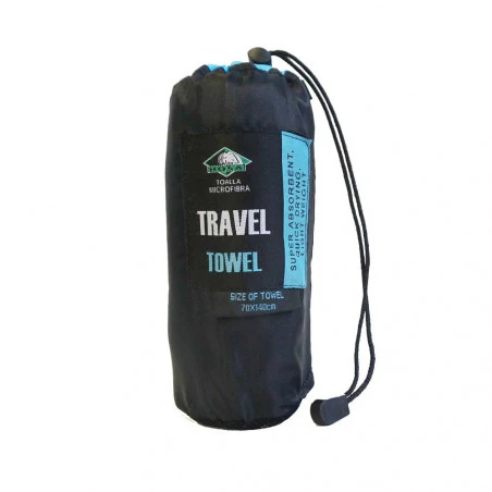 Large Hosa MICROFIBRA towel 140 X 70 CM - blue