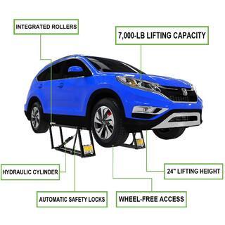 7000TL Portable Car Lift for Trucks & SUVs, 7000 lbs Capacity