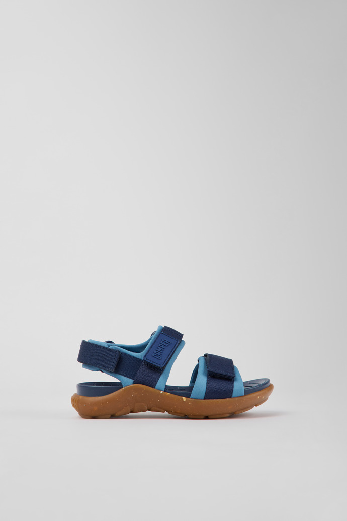 Wous Blue fabric sandals for boys