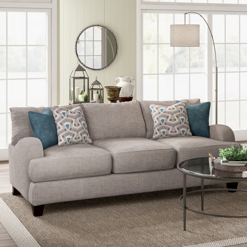 Rosalie 93" Recessed Arm Sofa