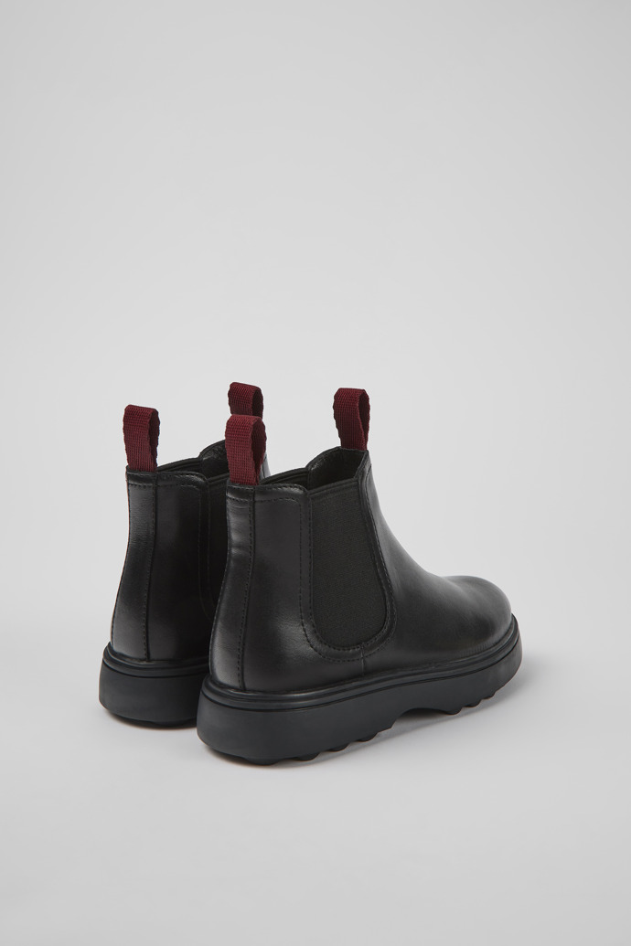 Norte Black Leather Chelsea Boots for Boys