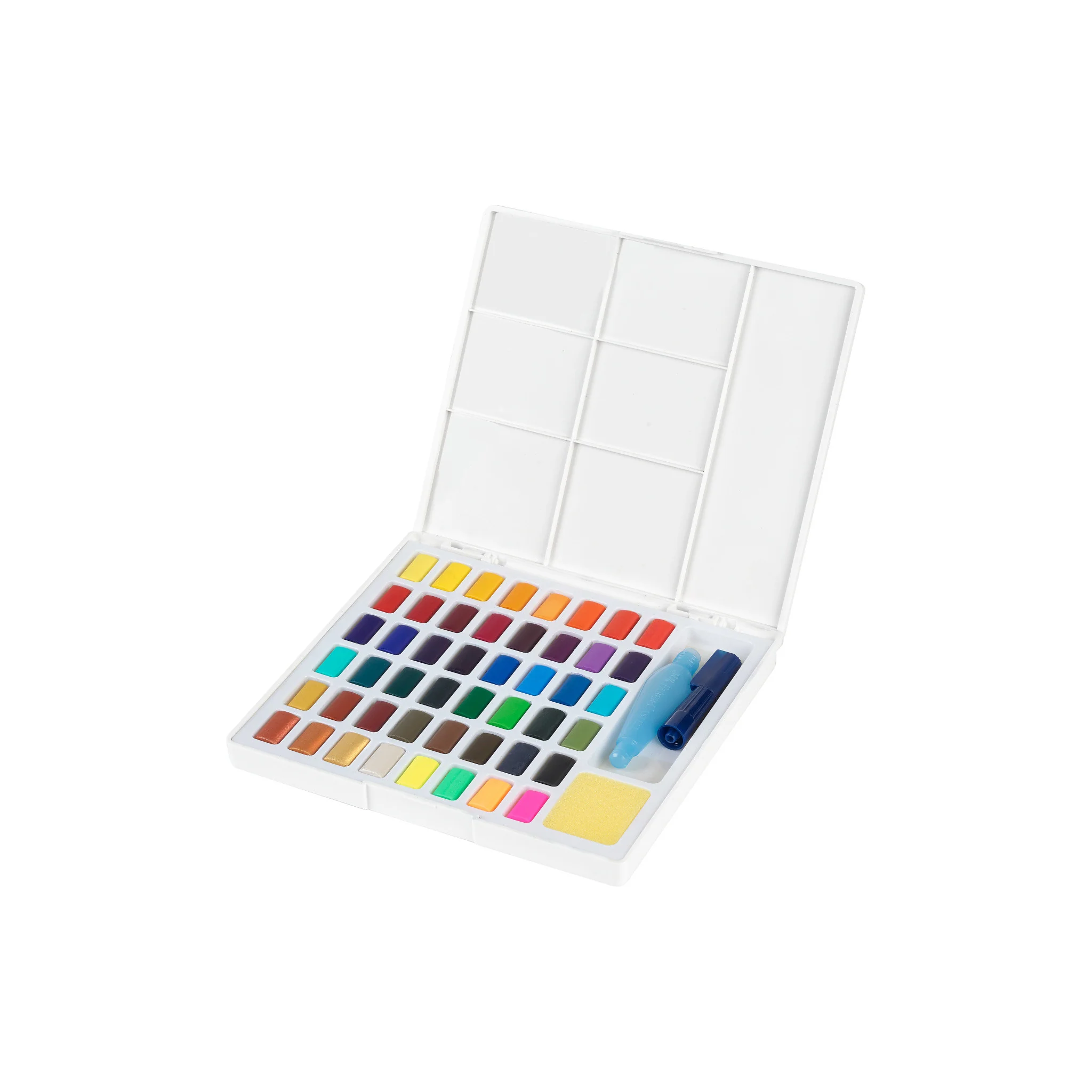 Watercolor Pans, Set of 48