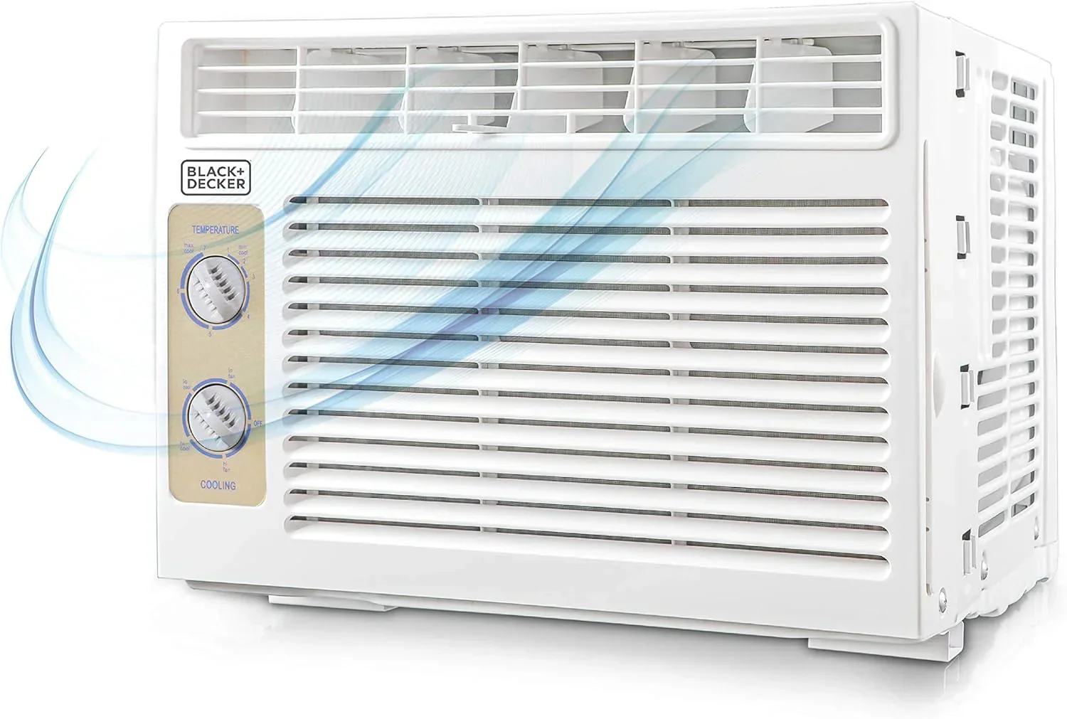 BLACK+DECKER Window Air Conditioner 5000 BTU Cools Up to 150 Square Feet AC Mechanical Controls