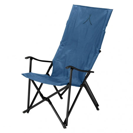 HOSA CAMPER navy - Folding chair with armrests