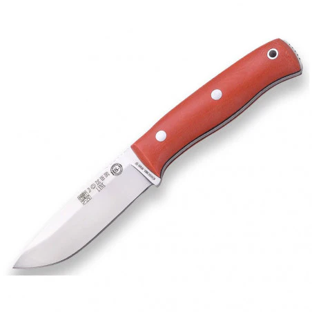 Joker BS9 Lynx Canvas Micarta Orange with Ferrocerium - Survival and buschcraft knife