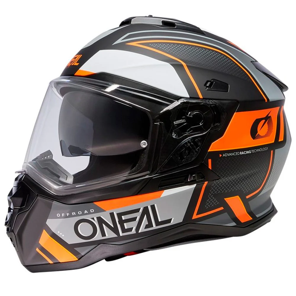 CASCO TRAIL ONEAL D-SRSQUARE V.24 NEGRO / GRIS / NARANJA