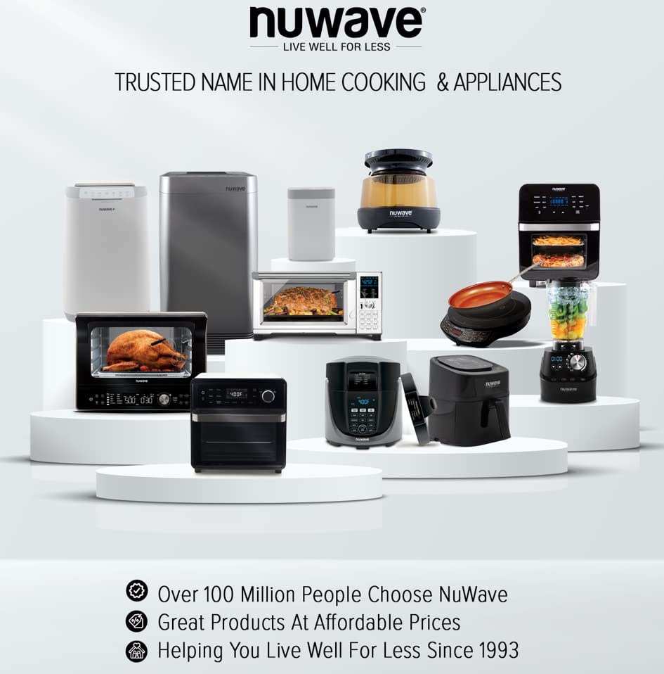 Nuwave Gold Precision Induction Cooktop, Powerful with Large 8” Heating Coil