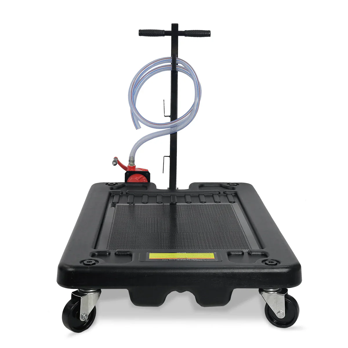 Oil Drain Container 17 Gallon w/Pump Hose Low Profile Car Drainer